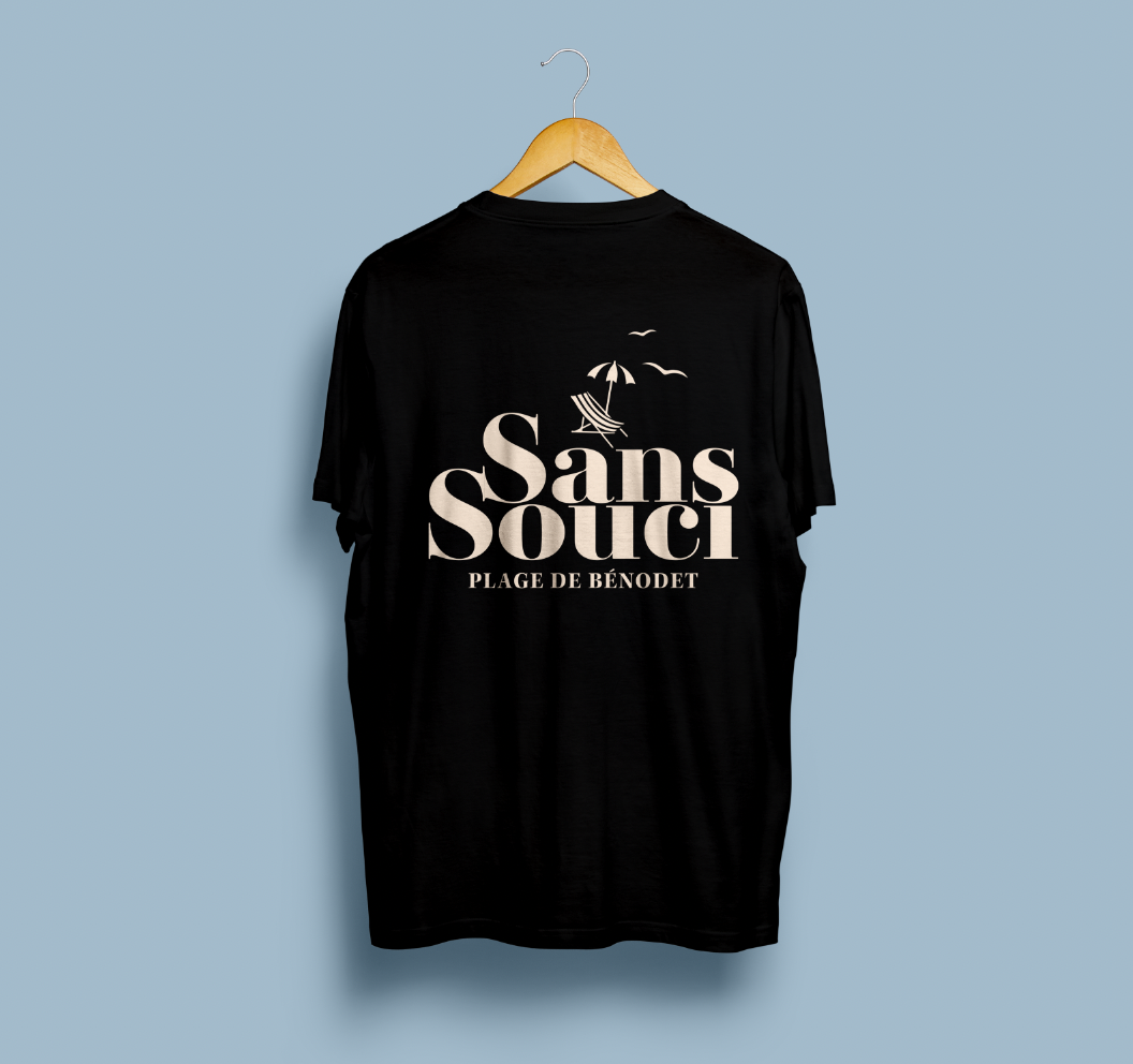 Tee-shirt Sans Souci - Black White